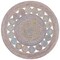 Safavieh 3 x 3 ft. Cape Cod Round Area Rug, Yellow & Pink CAP225C-3R - alternate 1
